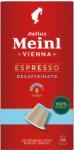 Julius Meinl Espresso Decaf kávé kapszula, Koffeinmenetes, Nespresso kompatibilis, 10db, 55g