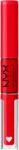 NYX Cosmetics Shine Loud High Shine Lip Color rúzs, fényes, folyékony, 6, 8 ml - 17 Rebel In Red
