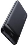 USAMS xy vésztöltő 2 usb+type-c aljzat, 20000mah, 10w, gyorstöltő, led kijelző, fekete (20KCD20001)