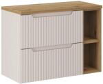 Comad Set dulap Comad Nova Cashmere NOVA CASHMERE 82-60-2S, dulap Comad Nova Oak NOVA OAK 81-20-39, NOVA OAK A 89-80 (SETNOCBOAK80CMLR)