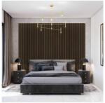 Lameo Panou riflaj decorativ/acustic Lameo Mini din MDF finisaj nuc 30x275 cm (LAMEO_F105)