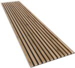 Lameo Panou riflaj decorativ/acustic Lameo Mini din MDF finisaj stejar artizanal 30x275 cm (LAMEO_F108)