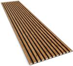 Lameo Panou riflaj decorativ/acustic Lameo Mini din MDF finisaj stejar Wotan 30x275 cm (LAMEO_F107)