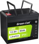 Green Cell CUBE LiFePO4 80Ah 12.8V 1024Wh lítium-vas-foszfát akkumulátor (LFPGC12V80AH) (LFPGC12V80AH)