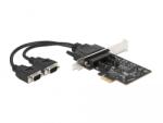 Delock PCI Express Kártya 2 x RS-422/485 soros csatlakozó 15 kV ESD védelemmel (90048) (90048)