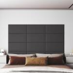 vidaXL 12 db szürke műbőr fali panel 60 x 30 cm 2, 16 m2 (343858)