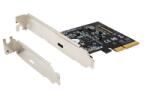 Exsys 1x USB 3.2 Gen2x2 Type-C port bővítő kártya PCIe (EX-12011) (EX-12011) (EX-12011)