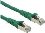 Secomp Roline S/FTP Cat6a RJ45 Patch kábel 1.5m - Zöld (JAB-3372783) (JAB-3372783)