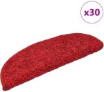 vidaXL 30 db piros lépcsőszőnyeg 65 x 21 x 4 cm (3365819)