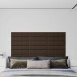 vidaXL 12 db barna műbőr fali panel 60 x 15 cm 1, 08 m2 (343987)