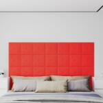 vidaXL 12 db piros műbőr fali panel 30 x 30 cm 1, 08 m2 (343976)