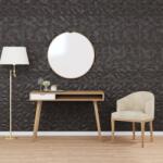 vidaXL 24 db fekete XPS ametisztmintás fali panel 50 x 50 cm 6 m2 (356947)