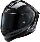Alpinestars Supertech R-10 Solid 2024 carbon zárt motoros bukósisak fekete