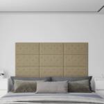 vidaXL 12 db kávészínű műbőr fali panel 60 x 30 cm 2, 16 m2 (343992)
