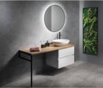 Sapho WOODY tömörfa pult, 1600x28x500mm, natúr tölgy (WD160-70) (WD160-70)