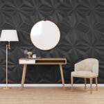 vidaXL 24 db fekete XPS csillagmintás fali panel 50 x 50 cm 6 m2 (356935)