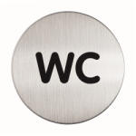 DURABLE Picto átm. 83 mm WC piktogram (490723) - haztartasibolt