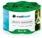 Cellfast Hullámos kerti szegély 10 cm x 9 m, zöld, flexibilis műanyag (66973)