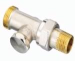 Danfoss RLV-S típusú visszatérő radiátorszelep 1/2''-3/4'' eurókónuszos, egyenes (003L0354)