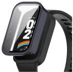  Xiaomi Smart Band 9 Active, Műanyag védőkeret, kijelzővédő üveggel, közepesen ütésálló, szíj nélkül, sötétkék