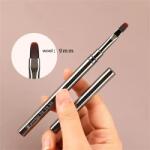 Everin Pensulă Gel Limbă de Pisică Everin Grey 97Y | Pensulă Profesională Ovală 9mm (97Y)