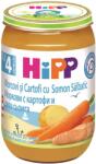 HiPP Био Пюре HiPP Сьомга с моркови и картофи 190 гр. - 4+ месеца