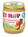 HiPP Био Пюре HiPP Ябълки с банани и праскови 125 гр. - 4+ месеца