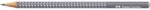 Faber-Castell Creion grafit B rotund sparkle gri 2021 Faber-Castell