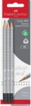 Faber-Castell Creion grafit HB cu gumă grip 2001 Faber-Castell, 3 buc/blister