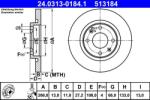 ATE Disc frana fata PowerDisc Peugeot 301 ATE 24.0313-0184.1 (24.0313-0184.1)