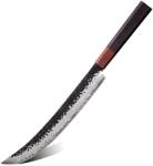 HARAHU Cuțit de bucătărie damasc AO-37381 - Slicer / Maro KP37381