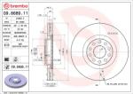 BREMBO féktárcsa BREMBO 09.8689. 11 for AUDI (09.8689.11)
