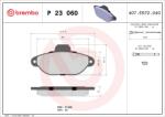 BREMBO fékbetétkészlet, tárcsafék BREMBO P 23 060 for FIAT (P 23 060)