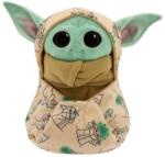 Disney Star Wars Mandalorian Baby Grogu / Yoda plüss figura pólyában