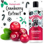 Bugalugs Christmas Edition - Vörösáfonya és fagyöngy sampon 500ml (BUG-59709)
