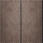 Art Galéria LuxWood Bronze - dekor fali panel, bronz színben