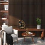 Art Galéria Wenge - akusztikus fali panel csomag, sötétbarna árnyalatban