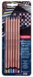 Derwent Set 6 creioane colorate metalice Derwent - pictorshop - 59,00 RON