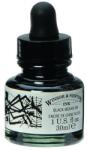 Winsor-Newton Black Indian Ink Winsor Newton, Cerneala desen sticluta cu picurator, 30 ml