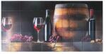 Dms Panou decorativ, PVC, model vin, maro si negru, 96x48.5 cm (PVC0008)