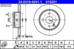 ATE Disc frana ATE 24.0310-0251.1 (24.0310-0251.1)