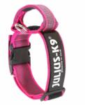 Julius-K9 Julius-K9 Color&Gray nyakörv bizt. zárral, fogantyúval 50mm, nylon-pink (10326)