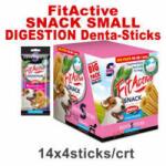 FitActive SNACK Denta-Sticks Hypoallergenic Digestion "S" - jutalomfalat (rozmaring, kurkuma) kutyák részére (14db/140g) - csak kartonra (10178)