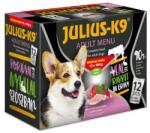 Julius-K9 Julius - K9 Adult Menu Veal & Rabbit - Nedves Eledel (borjú, nyúl) Válogatás Szószban (12x100g) (10054)