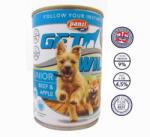 Panzi Junior (Marha, alma) konzerv - Kölyök kutyák részére (415g) (10073)