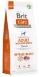 Brit Care Hipoallergén Adult Medium Breed BÁRÁNY & RIZS 12KG (20114)