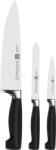 ZWILLING Cuțit de bucătar șef, cuțit universal și cuțit pentru legume Four Star (35168-100-0)