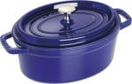 Staub Oală La Cocotte ovală 2, 35 l albastră de fontă (40510-268-0)