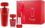 PUPA Pupa Set Vamp! Red - Apă de parfum, lac de unghii și ruj, 50 + 9 ml + 3.5 g