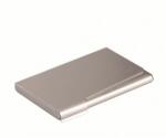 Durable Névjegykártyatartó tárca, fém, 20 db-os, DURABLE, matt ezüst (241523) - mystock